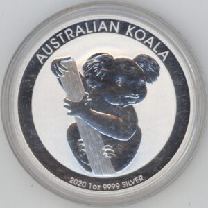Australie 1 Dollar 2020 Koala 1 OZ Fine Silver 999 (Fdc)
