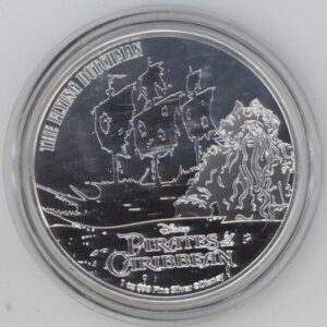 Niue 2 Dollars 2021 Pirates des Caraïbes The Flying Dutchman 1 OZ Fine Silver 999 (Fdc)