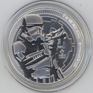 Niue 2 Dollars 2018 Stormtrooper 1 OZ Fine Silver 999 (Fdc)