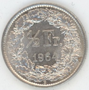 50 Centimes 1964 (vz)