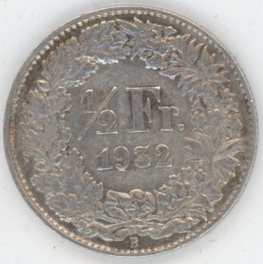 50 Centimes 1932 (ss+)