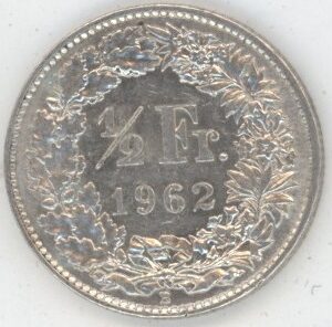 50 Centimes 1962 (vz)