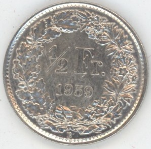 50 Centimes 1959 (ss-vz)