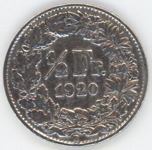 50 Centimes 1920 (ss)