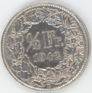 50 Centimes 1942 (ss+)