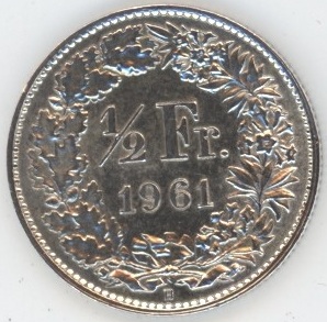 50 Centimes 1961 (ss-vz)