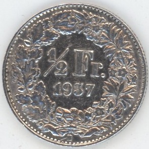 50 Centimes 1937 (ss)