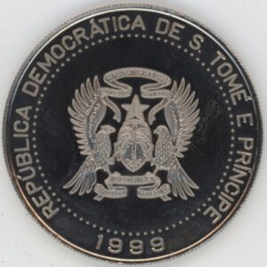 St-Tomé et Principe 2000 Dobras 1999 Millennium (vz)