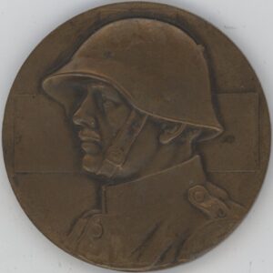 Médaille Militaire Bat.Fus.15 650 Jours de Service a La Frontière 1914-1919 (ss)