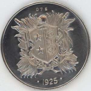 Médaille Valais Fédération Valaisanne des Sapeurs Pompiers 1975 (vz) en argent