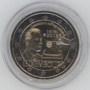 Luxembourg 2 Euro 2019 Suffrage universel (-unz)