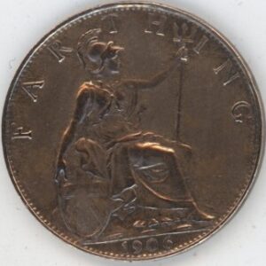 Grande-Bretagne Farthing 1906 Edouard VII (ss+)