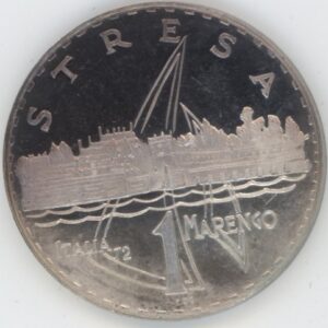 Italie 1 Marengo Stresa (vz-unz) en argent