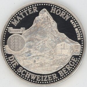 Valais Matterhorn / Cervin en argent 999 (31.1gr)