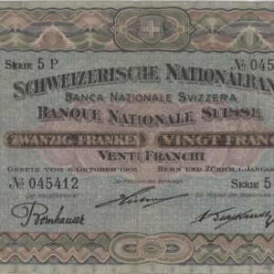 Suisse 20 Francs Vreneli 1922