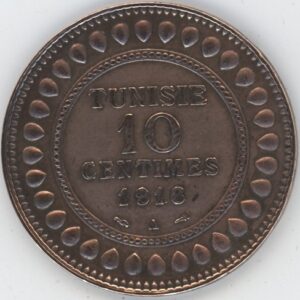 Tunisie 10 Centimes 1916 (ss+)