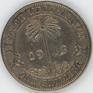 Afrique Occidentale Britannique 1 Shilling 1942 George VI (ss)
