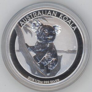 Australie 50 Cents 2015 Koala 1/2 OZ Fine Silver 999 (Fdc)