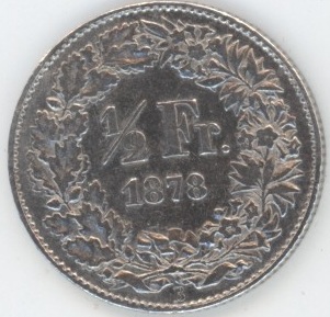 50 Centimes 1878 (ss)