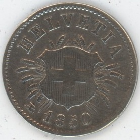 5 Centimes 1850 AB (ss)
