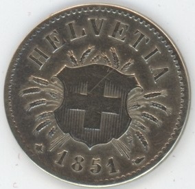 5 Centimes 1851 (s)