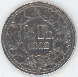 50 Centimes 1882 (s)