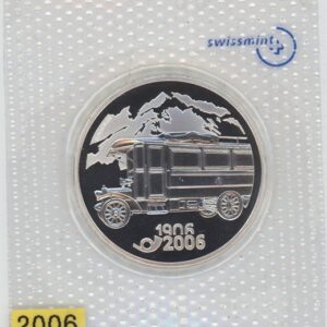 20 Francs comm. 2006 (unz) 100 Jahre Postauto