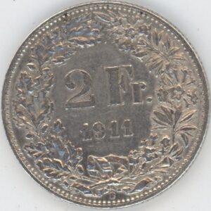 2 Francs 1911 (ss+)