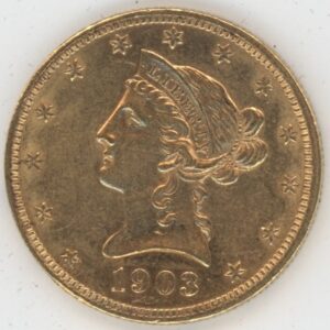 USA 10 Dollars Or 1903 Coronet Head Eagle (ss-vz)