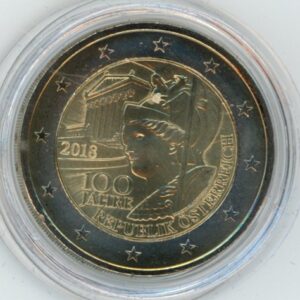 Autriche 2 Euro 2018 République d'Autriche (-unz)