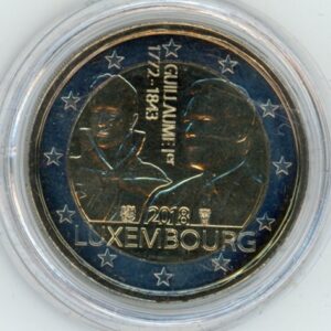 Luxembourg 2 Euro 2018 Guillaume Ier (vz-unz)