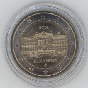 Allemagne 2 Euro 2019 J Bundesrat (-unz)