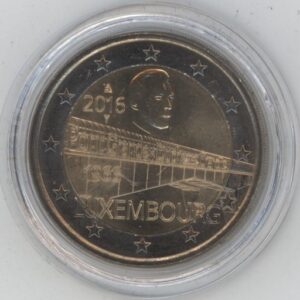 Luxembourg 2 Euro 2016 Pont grande-duchesse Charlotte (-unz)