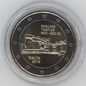 Malte 2 Euro 2018 Temple de Mnajdra (vz-unz)
