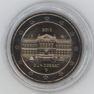 Allemagne 2 Euro 2019 D Bundesrat (-unz)