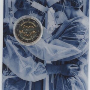 Malte 2 Euro 2021 Coin card Héros de la pandémie (BU)
