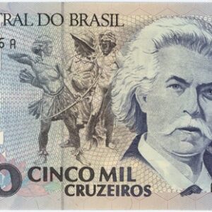 Brésil 5000 Cruzeiros ND (1990-93) Neuf