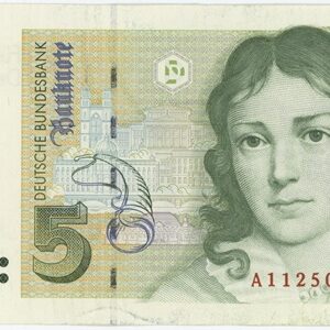 Allemagne 5 Mark 1991