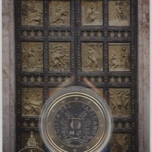 Vatican Coincard Porta San Pietro in Vaticano 1 Euro 2025