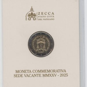 Vatican 2 Euro 2025 Siège vacant (Fdc)
