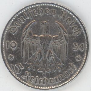 Germany Troisième Reich 5 Mark 1934 G (ss) en argent
