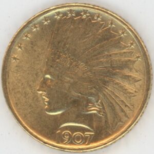 USA 10 Dollars Or 1907 "Indian Head Eagle" (vz)