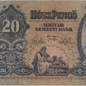 Hongrie 20 Pengö 1941