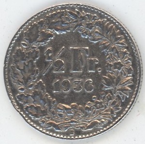 50 Centimes 1936 (ss)