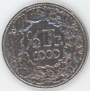 50 Centimes 1909 (ss)