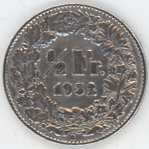 50 Centimes 1932 (ss)