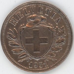 2 Centimes 1931 (ss-vz)