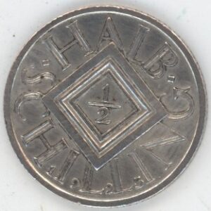 Autriche 1/2 Schilling 1925 (ss) en argent
