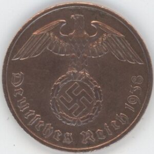 Germany Troisième Reich 2 Reichspfennig 1938 A (ss)