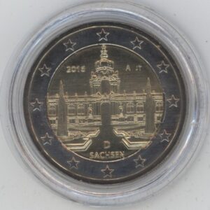 Allemagne 2 Euro 2016 A Saxe (-unz)